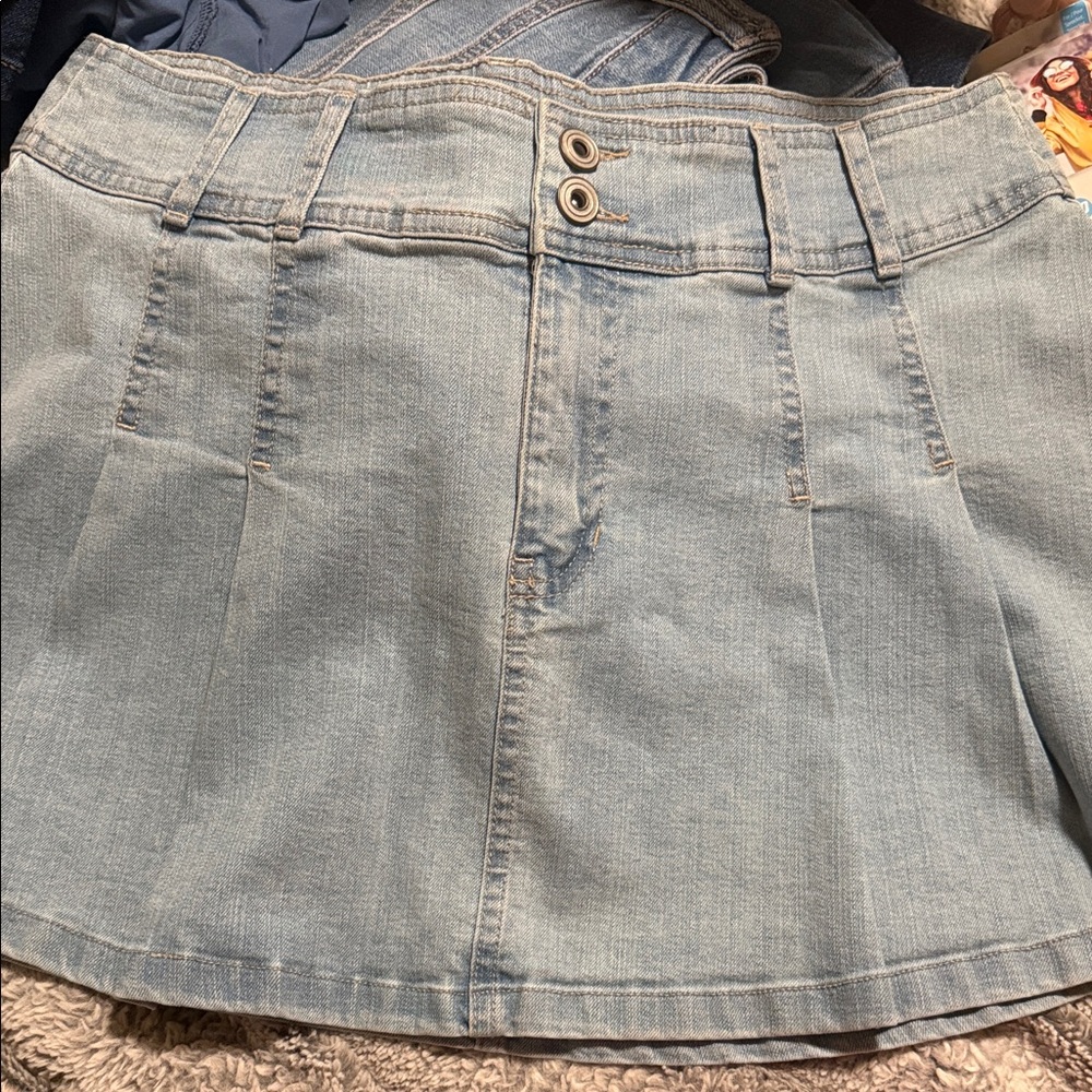 Denim Mini Skirt